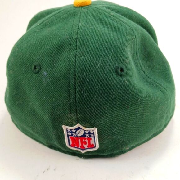 New Era 59FiftyGreen Bay Packers NFL Cap/Hat Size 6.5. Embroidered Green. Fitted - Picture 3 of 9